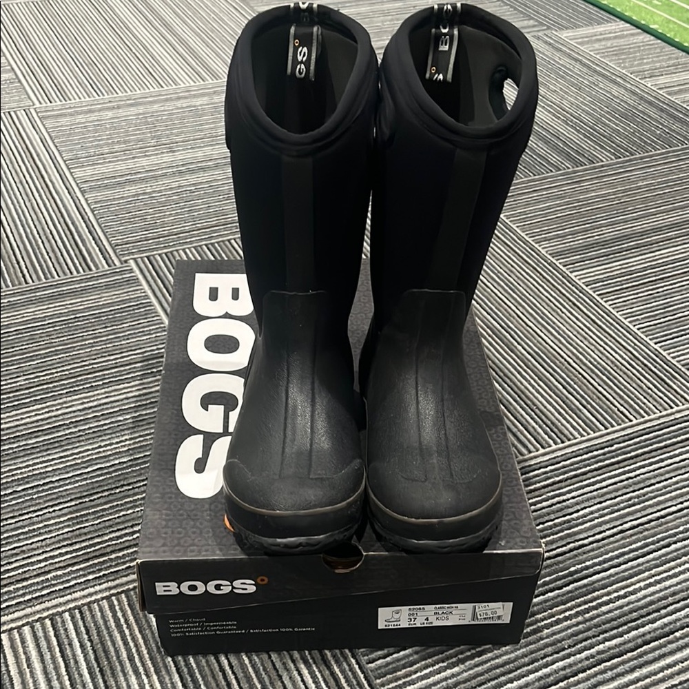 BOGS Classic High HA Black Rain Boots